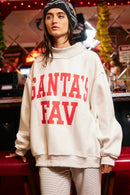 IT2594-SANTABABY | Reversible Mock Neck Sweatshirt