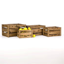 Set of 4 Wood Crates