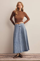 Stretch Ribbed Mock Neck Top FT0063