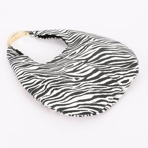 Zebra Hobo Bag