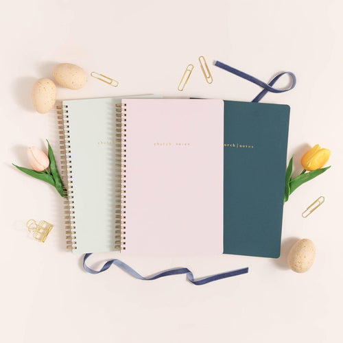 Blush Church Notes Bible Study Notebook