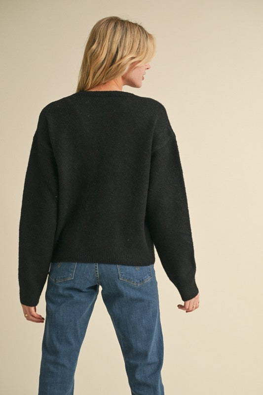 Black Bow Sweater