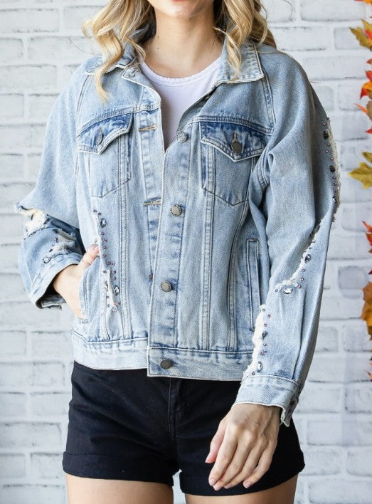 Embellished Denim Jacket