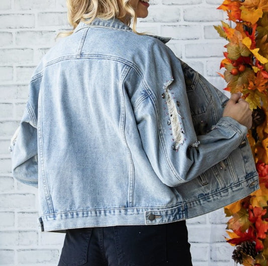 Embellished Denim Jacket