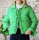 Apple Green Puffer Jacket
