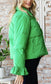Apple Green Puffer Jacket