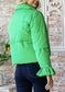 Apple Green Puffer Jacket