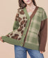 Olive & Leopard Cardigan
