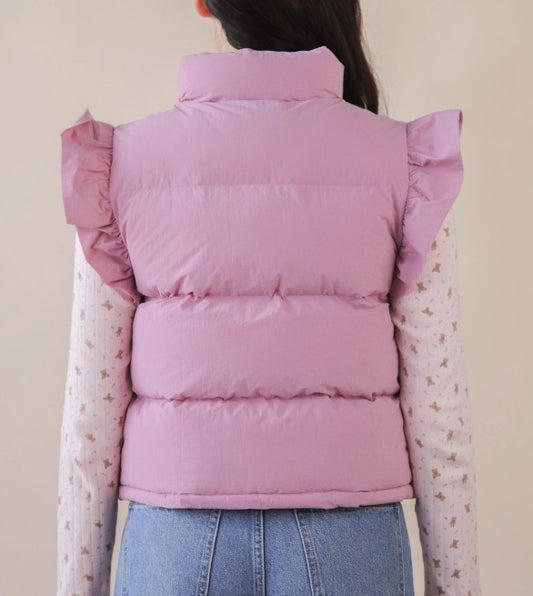 Pink Puff Vest