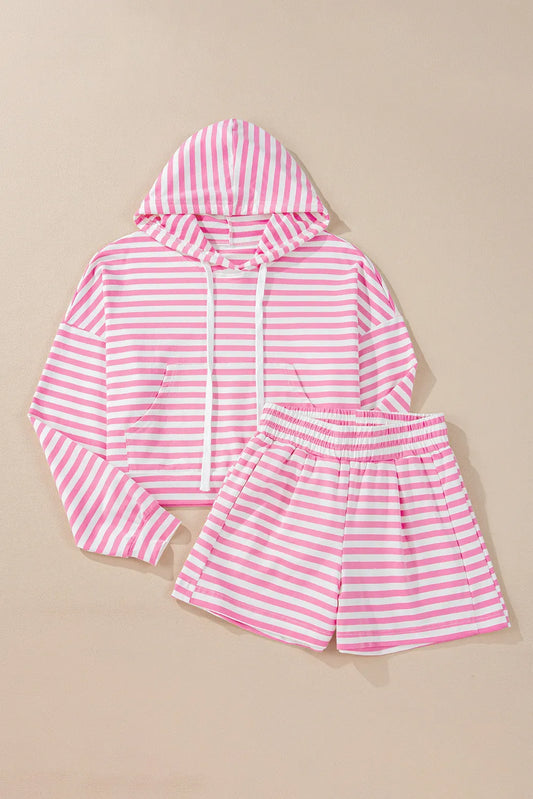 Pink & White Stripe Set