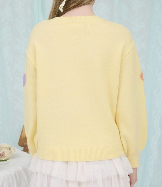 Yellow Heart Sweater ***Ships Jan 19***