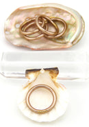 Single Thai Buddhist Temple Rings, Rush, Colorful Kumlai