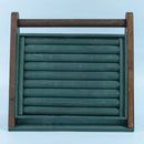 Wood Frame Velvet Ring Display Stand