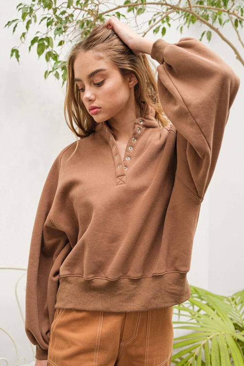 PT16060 - Piper Snap Button Collared Sweater (2-2-2)