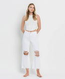 Vintage '90s Super High Rise Crop Flare Jeans