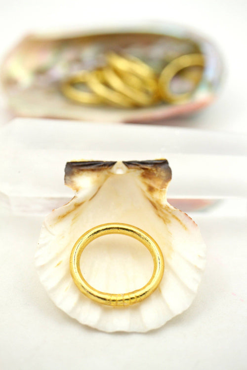 Single Thai Buddhist Temple Rings, Rush, Colorful Kumlai