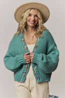 The Mabel Chunky Cardigan – Green