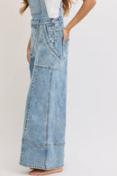 The Sedona Wide-Leg Denim Overalls