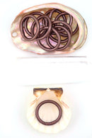 Single Thai Buddhist Temple Rings, Rush, Colorful Kumlai