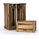 Set of 4 Wood Crates
