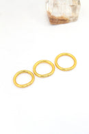 Single Thai Buddhist Temple Rings, Rush, Colorful Kumlai