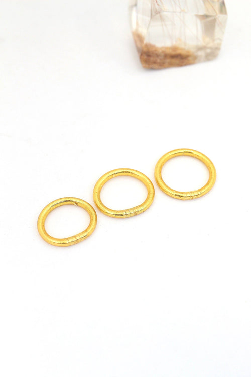 Single Thai Buddhist Temple Rings, Rush, Colorful Kumlai