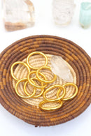 Single Thai Buddhist Temple Rings, Rush, Colorful Kumlai
