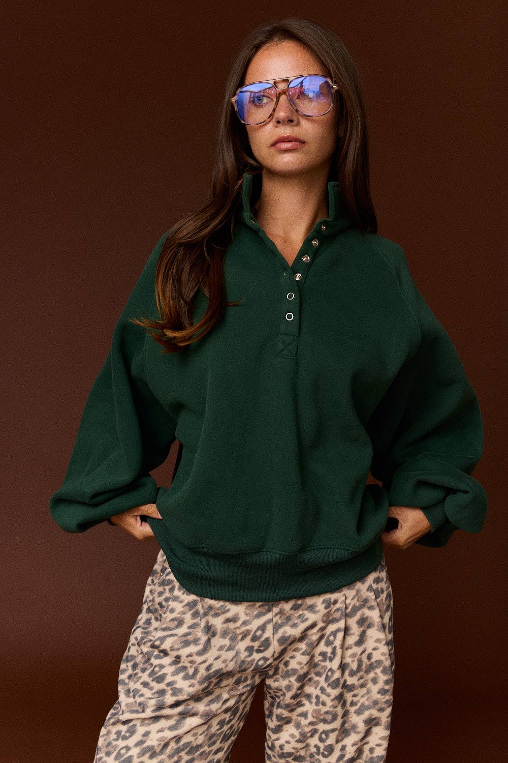 PT16060 - Piper Snap Button Collared Sweater (2-2-2)