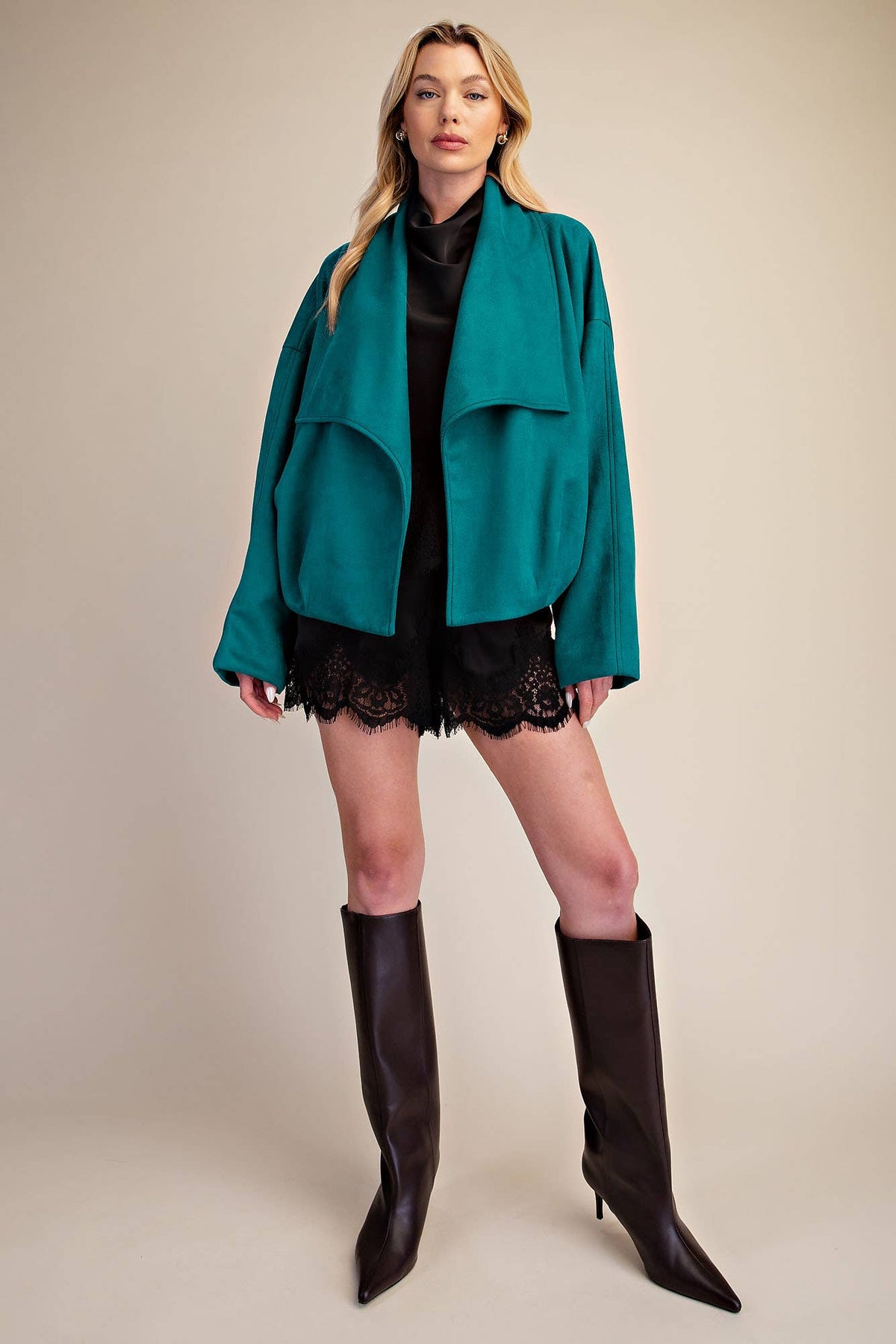 The Sienna Jacket – Peacock Teal