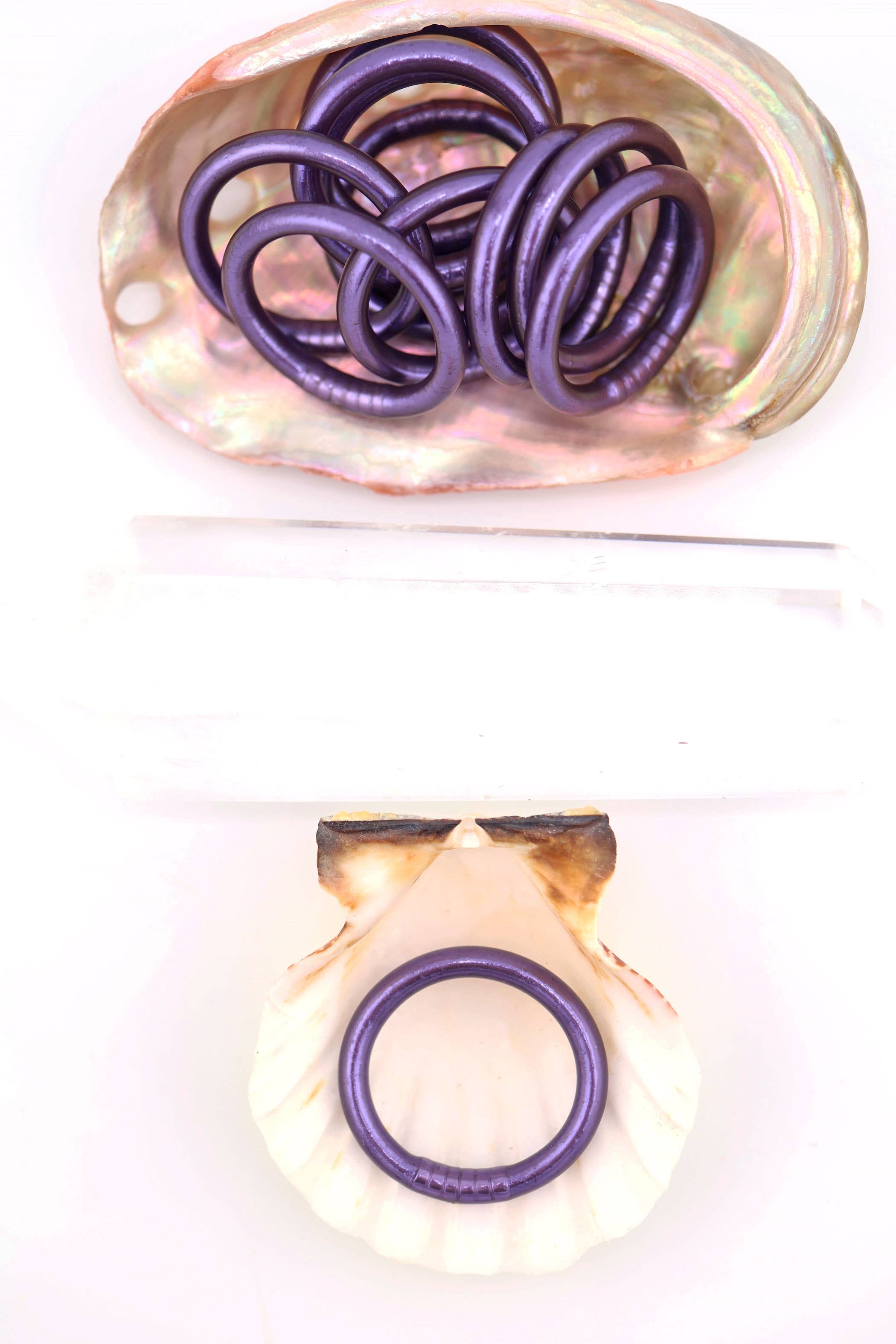 Single Thai Buddhist Temple Rings, Rush, Colorful Kumlai