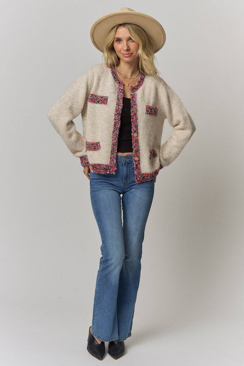 The Audrey Tweed Cardigan