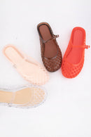 Nemo Jelly Mary Jane Flats – Brown