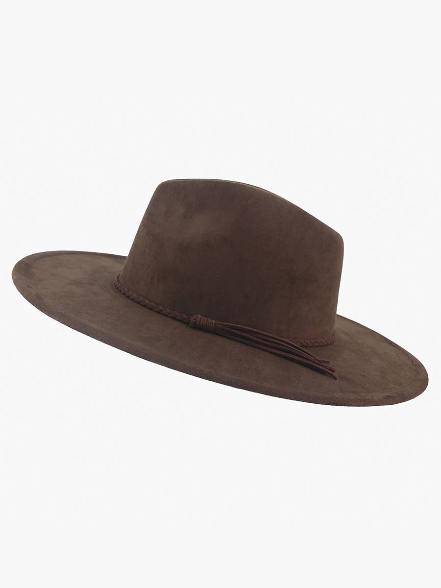 Atlas Faux Suede Fedora