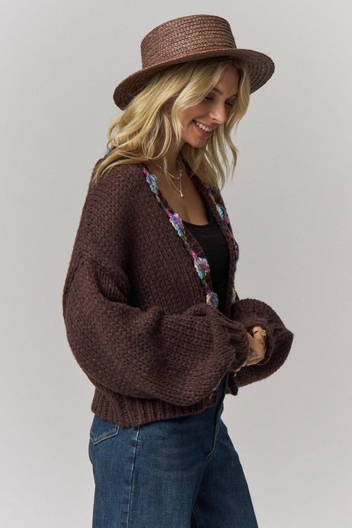 The Mabel Chunky Cardigan – Green