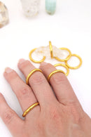 Single Thai Buddhist Temple Rings, Rush, Colorful Kumlai
