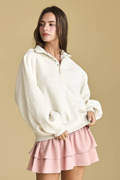 PT16060 - Piper Snap Button Collared Sweater (2-2-2)