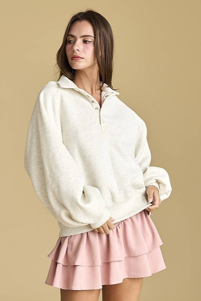 PT16060 - Piper Snap Button Collared Sweater (2-2-2)