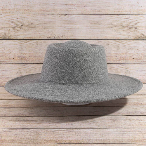 Flat Brim Pork Pie Fashion Hat