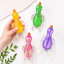 12PCS Glitter Duck Squeeze Squishy Stress Relief Toy