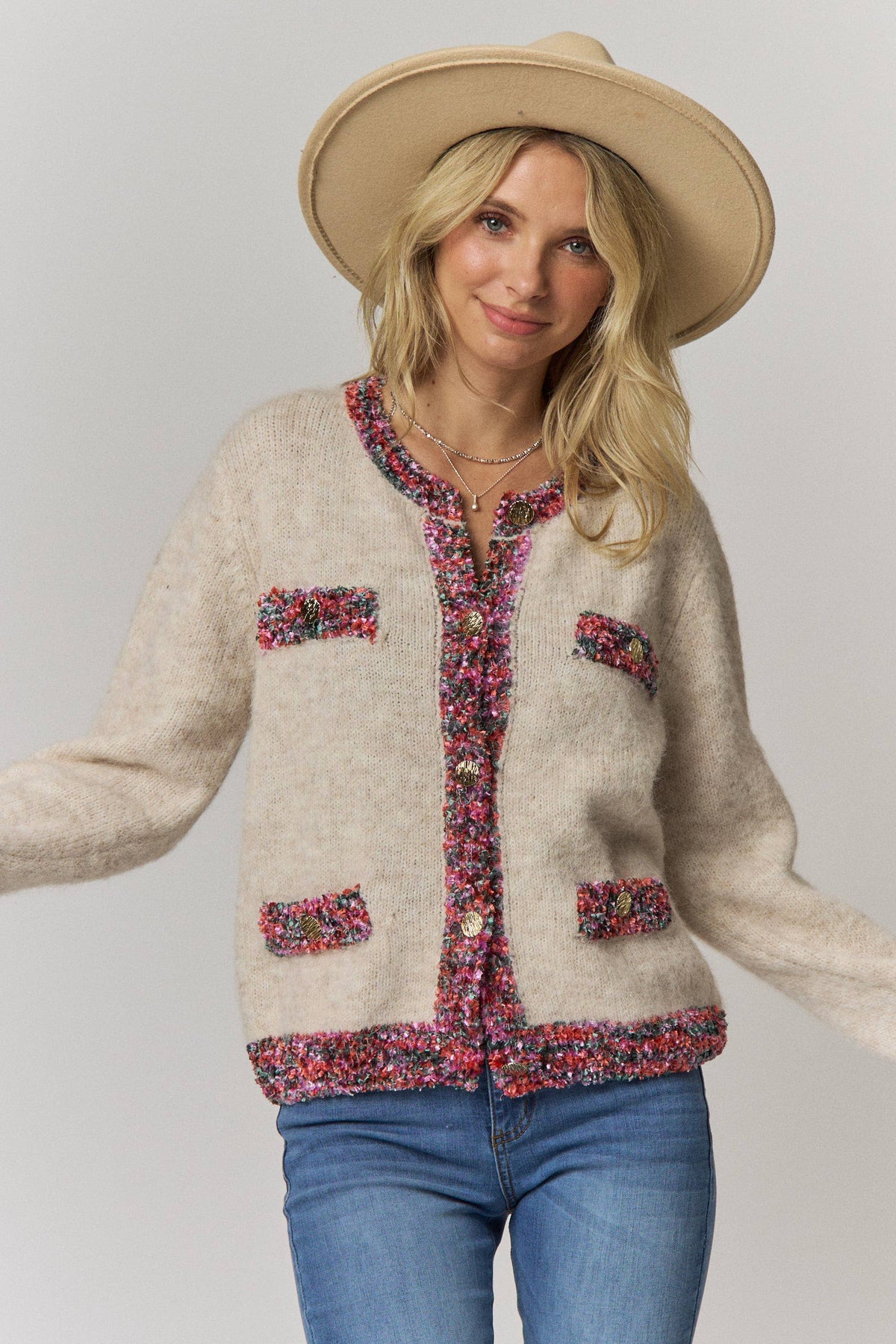 The Audrey Tweed Cardigan