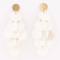 Earrings Cove White