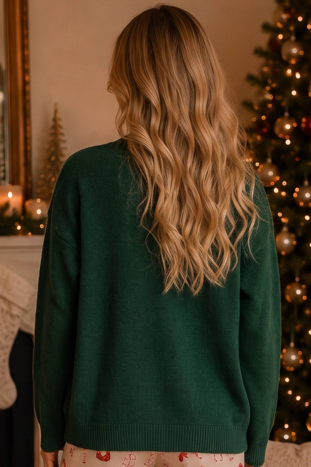 PATCHWORK MERRY HOLIDAY SWEATER