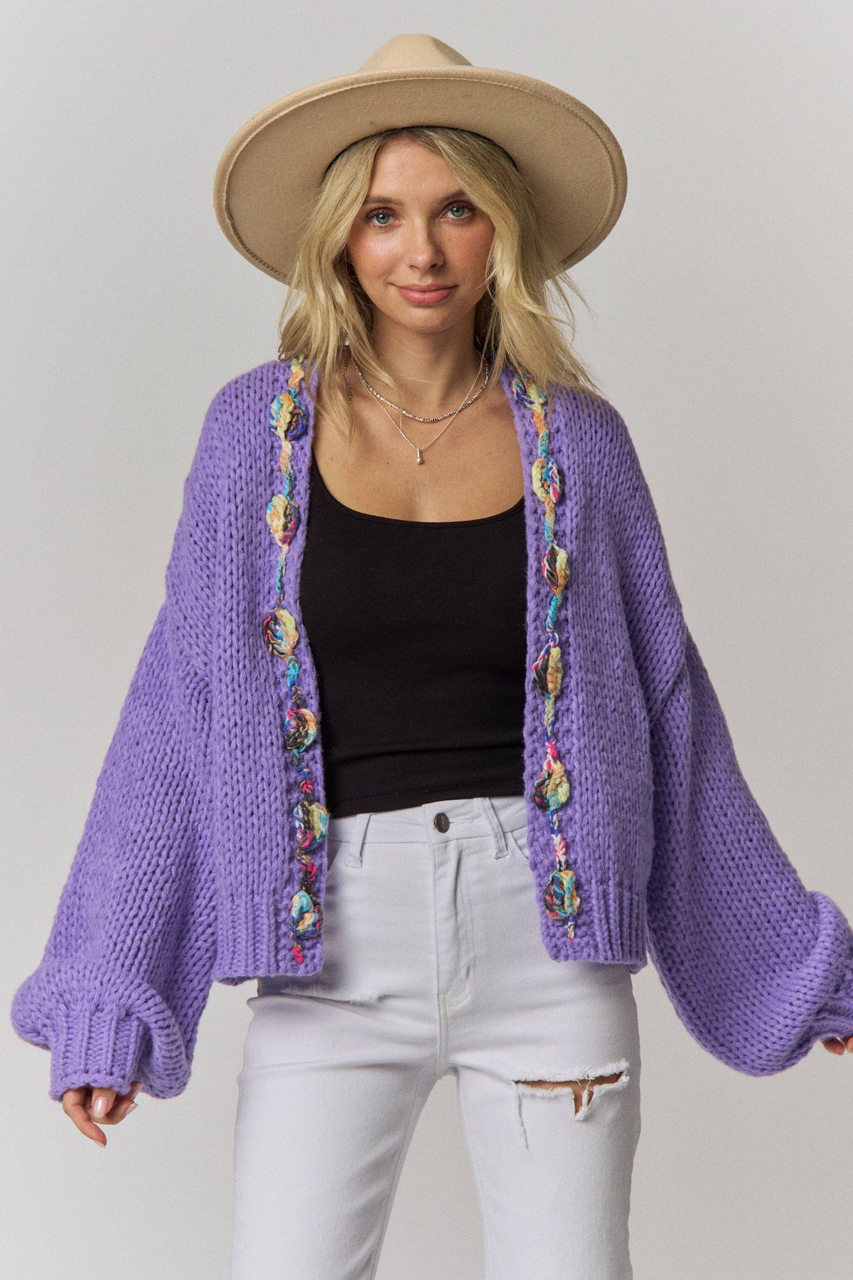 The Mabel Chunky Cardigan – Green