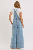 The Sedona Wide-Leg Denim Overalls