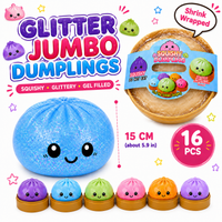 Glitter Jumbo Dumplings Gel Filled – Giant Squishy Dumpling