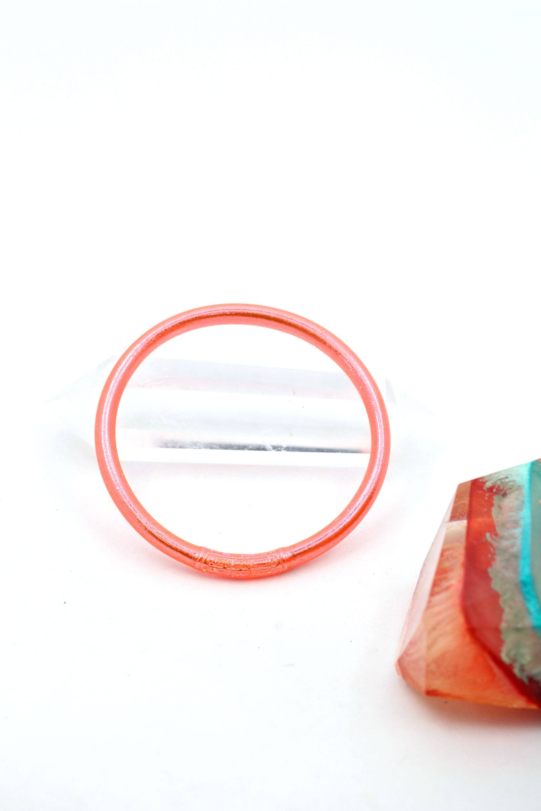 Single Rainbow Thai Buddhist Temple Bracelet, Mantra Bangle