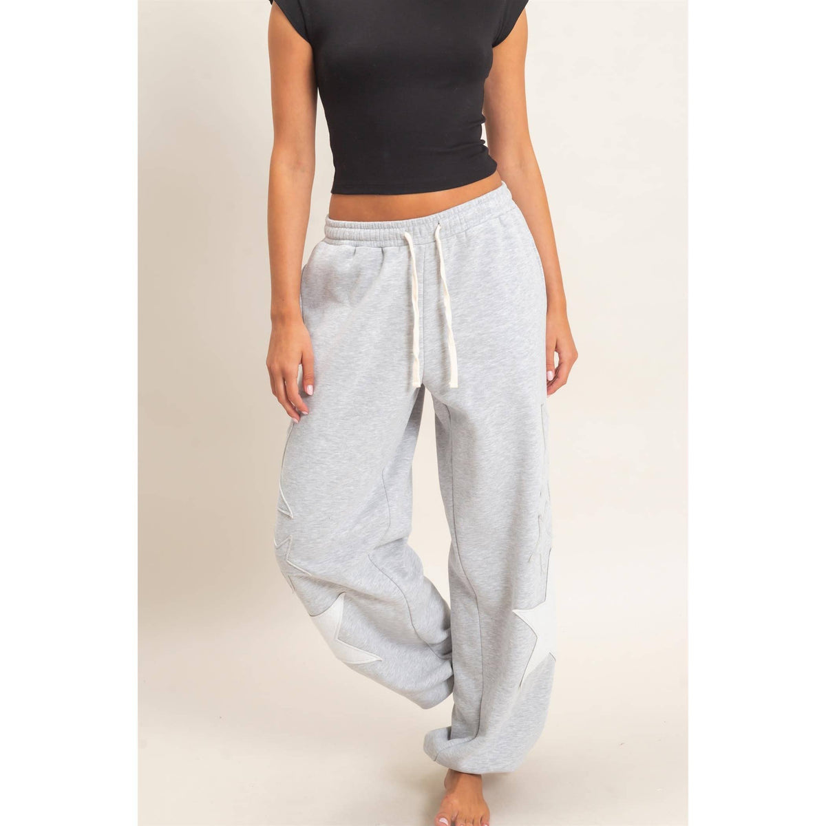 Star Patch Jogger Pants