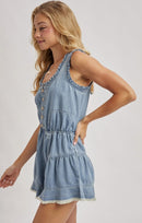 Katelyn Denim Romper