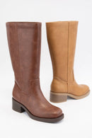 BELVIN all Boots Low Block Heel Versatile Everyday Style