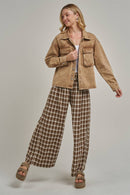 Western Plaid Boho Pants